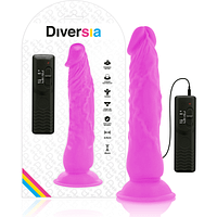 img_120177_04fad54ac8469aab6ec5456bf38035fb_1.png DIVERSIA - FLEXIBLE VIBRATING DILDO PURPLE 21 CM -O- 4.9 CM