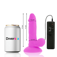 img_164209_73ce9ca714569cd9ee04c3c832d96a96_1.png DIVERSIA - FLEXIBLE VIBRATING DILDO PURPLE 17 CM -O- 3.3 CM