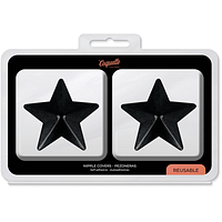 COQUETTE CHIC DESIRE - NIPPLE COVERS BLACK STARS