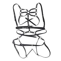 img_175095_c6ed3e8f29f292db0c94a685369dd615_1.jpg SUBBLIME - BODY HARNESS ADJUSTABLE STRAPS LEATHER BLACK ONE SIZE