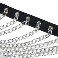 SUBBLIME - CHEST HARNESS WITH BIG RING CHAINS ONE SIZE