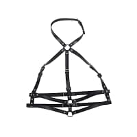 img_175167_504646fb470fbde88435257b77859d6b_1.jpg SUBBLIME - LEATHER RING CHEST HARNESS BLACK ONE SIZE