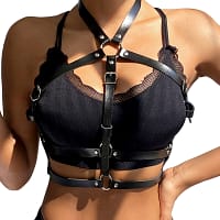 img_175170_98f8879048aecde90374fd2d45dc84fb_1.jpg SUBBLIME - LEATHER RING CHEST HARNESS BLACK ONE SIZE