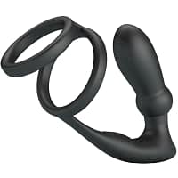 img_198296_9bc840fa8951b19a5b8e20a68b87f638_1.jpg PRETTY LOVE - EMONI PENIS RING + ANAL PLUG 12 VIBRATIONS BLACK