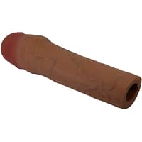 img_198324_f99cffa1792f3b493193dacaf8dd3efe_1.jpg PRETTY LOVE - CHANE PENIS SLEEVE WITH 5 CM EXTENSION MULATTO