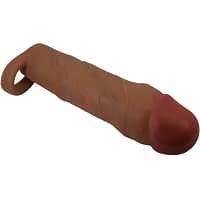 PRETTY LOVE - HANI PENIS SLEEVE WITH 5 CM EXTENSION MULATTO