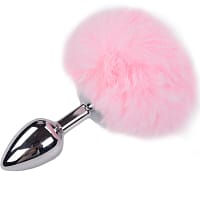 img_159250_c054163d786bbda6eb1c182875019d78_1.jpg ALIVE - ANAL PLEASURE PLUG SMOOTH METAL FLUFFY PINK SIZE L