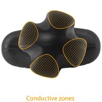 img_177557_14e929b43f1c7c077e038ea8e93dd5c9_1.jpg ELECTRASTIM - TARTARUS ANAL PLUG QUADRIPOLAR SILICONE BLACK