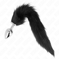 img_190157_3e472053f740a045003dc296d0020819_1.png KINK - ANAL PLUG SIZE L 10 X 4 CM WITH SYNTHETIC TAIL 40 CM BLACK
