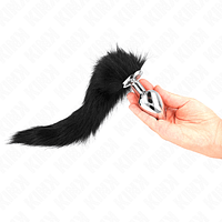 img_190158_42b87ba179ca294873ed50a9d86eca98_1.png KINK - ANAL PLUG SIZE L 10 X 4 CM WITH SYNTHETIC TAIL 40 CM BLACK