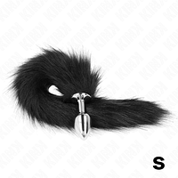 img_190197_3356c7bcb1eb205c048e8d9a40fdb859_1.png KINK - ANAL PLUG SIZE S 7 X 3 CM WITH SYNTHETIC TAIL 40 CM BLACK