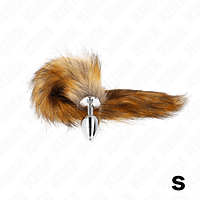 img_190204_0027893e1739989ff2e08c3c7b2acb4e_1.png KINK - ANAL PLUG SIZE S 7 X 3 CM WITH SYNTHETIC TAIL 40 CM BROWN