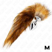 img_190208_8765b964decfb6e693324c24c3a9abbb_1.png KINK - ANAL PLUG SIZE M 8 X 3.5 CM WITH SYNTHETIC TAIL 40 CM BROWN