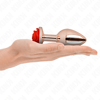 img_199020_5c9cbbe5ddbbf65243cf0eabe1dc6e84_1.png KINK - PINK GOLD ANAL PLUG WITH RED ROSE L