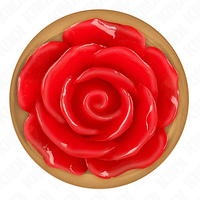 img_199032_3933a4e725488c23616af379601b12a3_1.png KINK - PINK GOLD ANAL PLUG WITH RED ROSE S