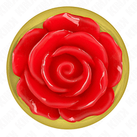 KINK -  PLUG ANAL GOLD ROSE RED SIZE L