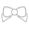 BIJOUX - MIMI BOW SILVER NIPPLE COVERS