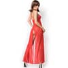 CHILIROSE - CR 3883 BABYDOLL LONG RED L/XL