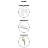 HIDDEN DESIRE - EXTREME CHASTITY COCK CAGE ACRYLIC ADJUSTABLE CLEAR