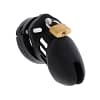 HIDDEN DESIRE - EXTREME CHASTITY COCK CAGE SILICONE SIZE S BLACK
