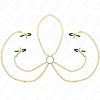 KINK - 4 NIPPLE AND CLIT CLAMPS ADJUSTABLE GOLD