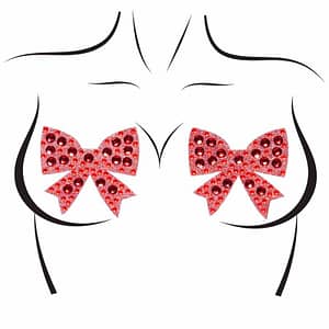 LEG AVENUE - BOWS NIPPLE COVERS ONE SIZE