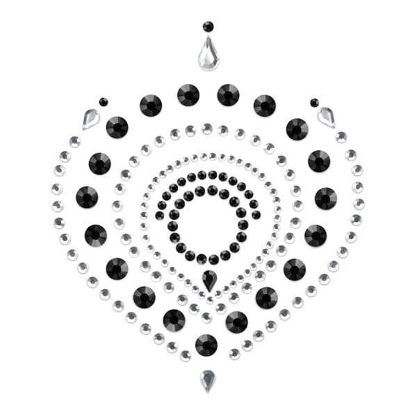 BIJOUX - INDISCRETS FLAMBOYANT BLACK&SILVER