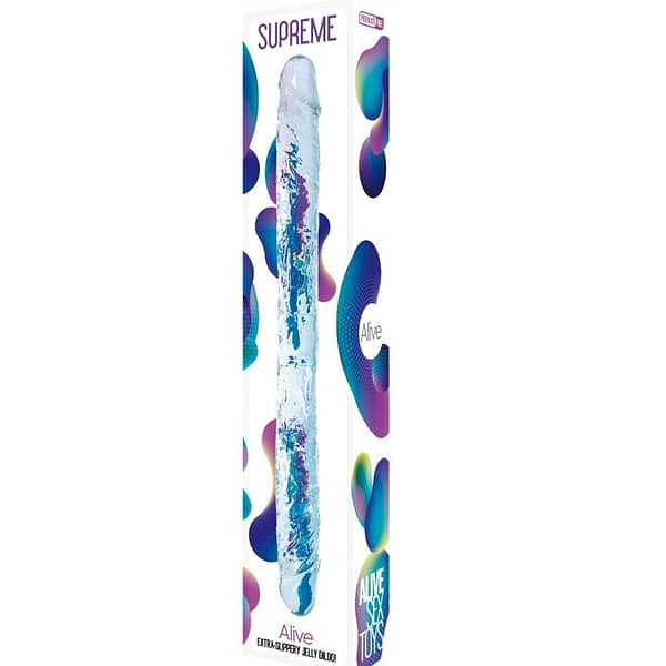 ALIVE - SUPREME REALISTIC PENIS TRANSPARENT 38.5 CM