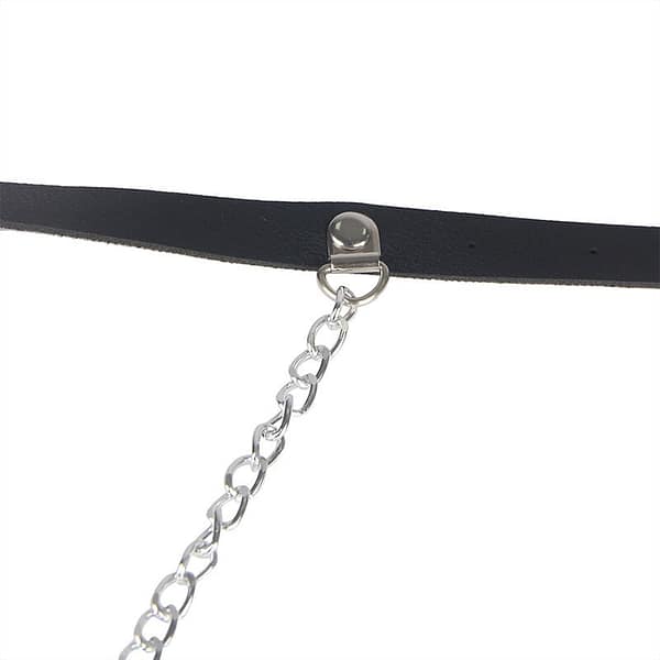 SUBBLIME - LEATHER BELT HARNESS BLACK ONE SIZE