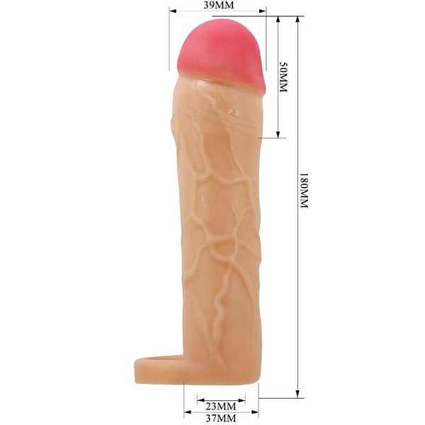 PRETTY LOVE - CHANE PENIS EXTENDER COVER FLESH