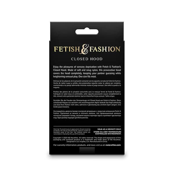 img_186411_cd80432ecdb8fa962bf440d7792f3bef_1.jpg NS NOVELTIES - FETISH & FASHION CLOSED HOOD NYLON WHITE