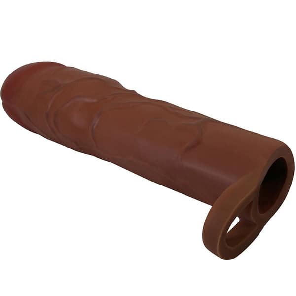 img_198349_eb9e5fee979c21ebc40d9d6c7418bd8d_1.jpg PRETTY LOVE - GERD PENIS SLEEVE WITH 7.6 CM EXTENSION MULATTO