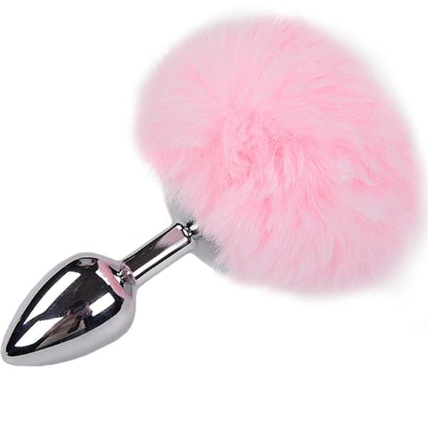 img_159250_c054163d786bbda6eb1c182875019d78_1.jpg ALIVE - ANAL PLEASURE PLUG SMOOTH METAL FLUFFY PINK SIZE L