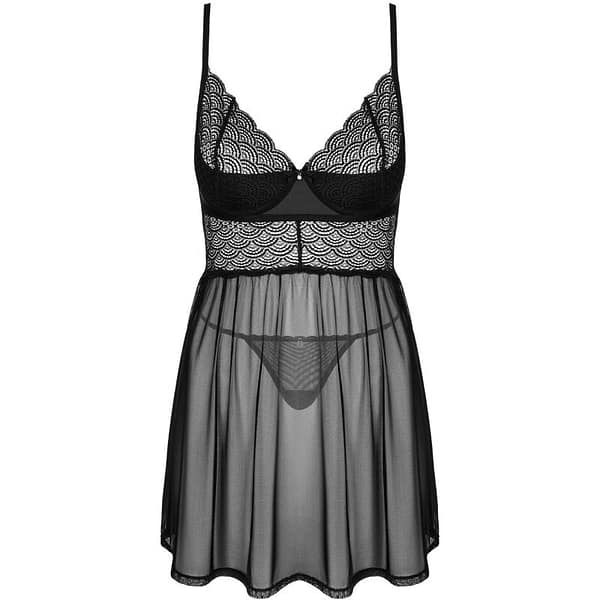 img_162877_3fbfb635665517ba15b3bca14351dedb_1.jpg OBSESSIVE - CHEMERIS SET BADYDOLL & THONG M/L