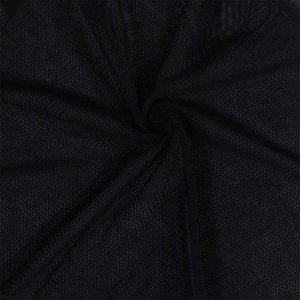 SUBBLIME - BABYDOLL TULLE FABRIC WITH LACE AND FLOWER DETAIL BLACK S/M