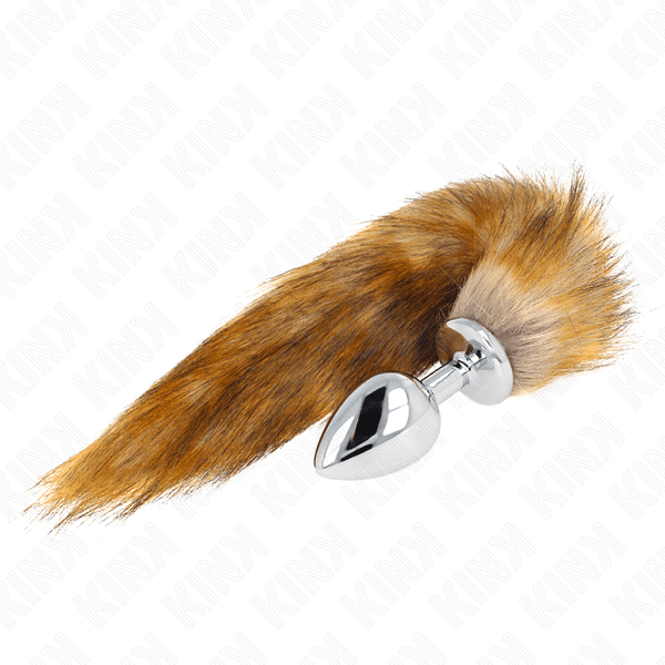img_189031_59f16459fde3522c2e33cfc44aa3471e_1.png KINK - ANAL PLUG SIZE L 10 X 4 CM WITH SYNTHETIC TAIL 40 CM BROWN