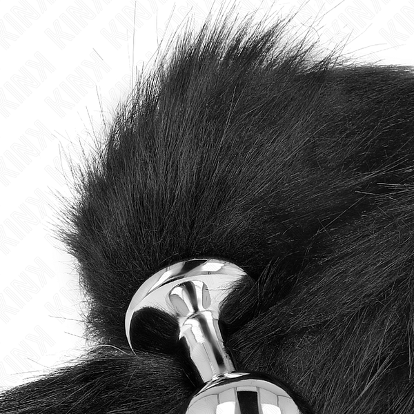 img_189055_a94bb2e3a24212aa6bf63c48481cd903_1.png KINK - ANAL PLUG SIZE M 8 X 3.5 CM WITH SYNTHETIC TAIL 40 CM BLACK