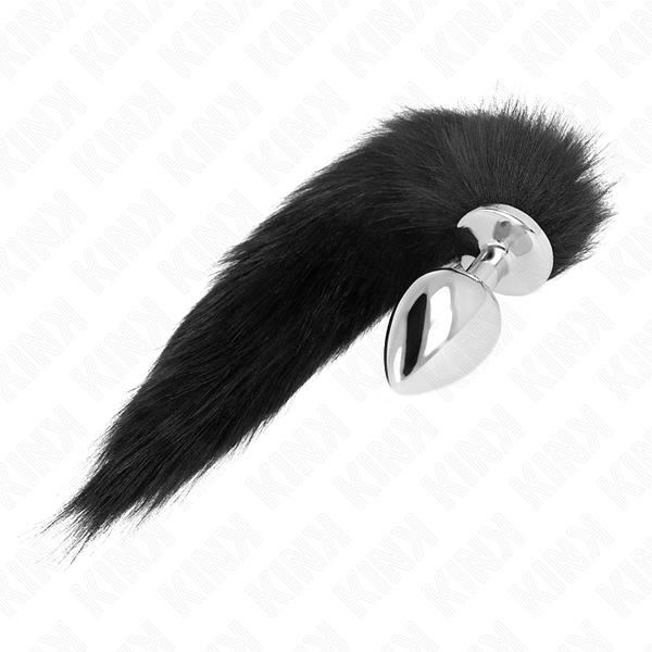 img_190159_517c9a51a33284a40be59c71e3718d66_1.png KINK - ANAL PLUG SIZE L 10 X 4 CM WITH SYNTHETIC TAIL 40 CM BLACK