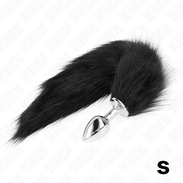 img_190194_9094f5aeb5628cc5b037a9860c172cc9_1.png KINK - ANAL PLUG SIZE S 7 X 3 CM WITH SYNTHETIC TAIL 40 CM BLACK