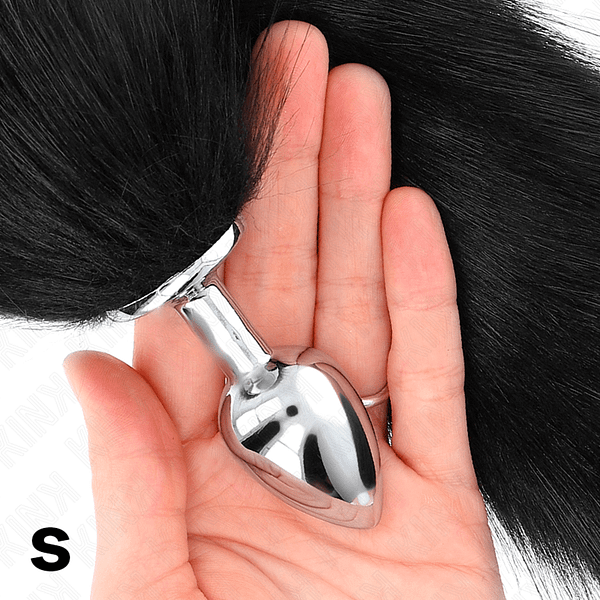 img_190195_5ebae3549e715fb7d789db078ff86677_1.png KINK - ANAL PLUG SIZE S 7 X 3 CM WITH SYNTHETIC TAIL 40 CM BLACK