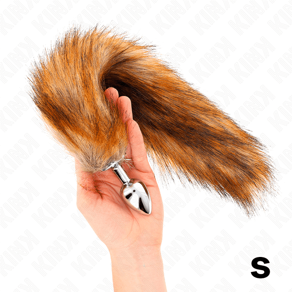 img_190203_b1e87dd7cc16a5fa7820884ee8a3dc99_1.png KINK - ANAL PLUG SIZE S 7 X 3 CM WITH SYNTHETIC TAIL 40 CM BROWN