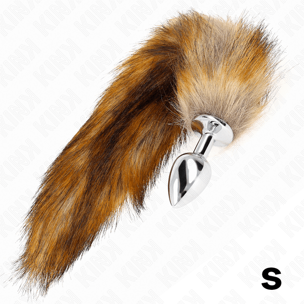 img_190205_0183795b0f1f1ea24315a23a2dbeea04_1.png KINK - ANAL PLUG SIZE S 7 X 3 CM WITH SYNTHETIC TAIL 40 CM BROWN