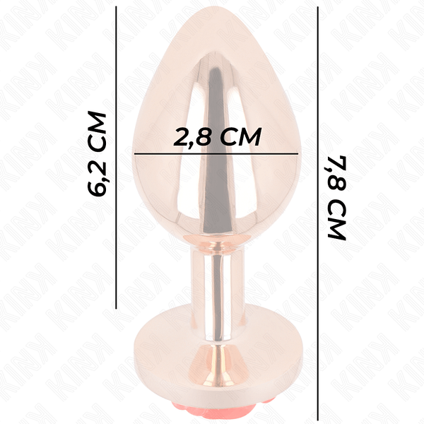 img_199028_8f52d5063cac90b7a8c979ad2f302b1c_1.png KINK - PINK GOLD ANAL PLUG WITH RED ROSE S