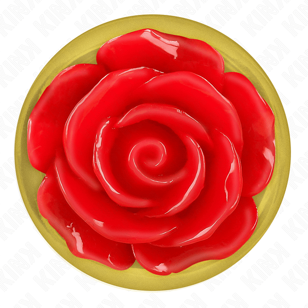 KINK -  PLUG ANAL GOLD ROSE RED SIZE L