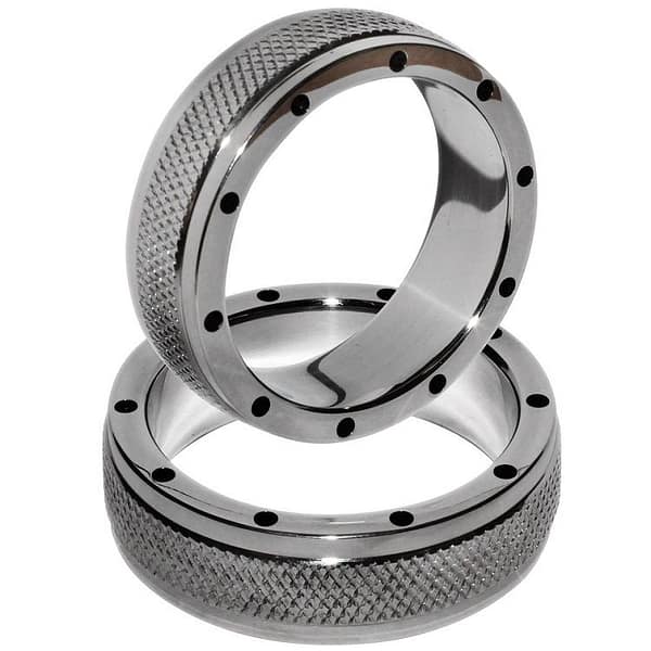 METAL HARD - METAL RING FOR PENIS AND TESTICLES 55MM