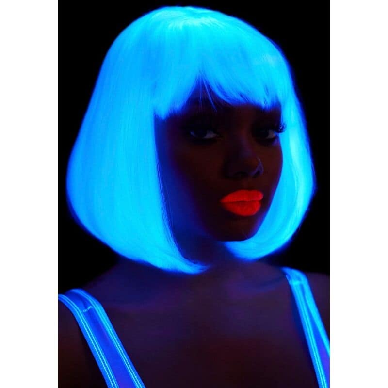 LEG AVENUE - PHOSPHORESCENT BOB CUT WIG WHITE - Afbeelding 2