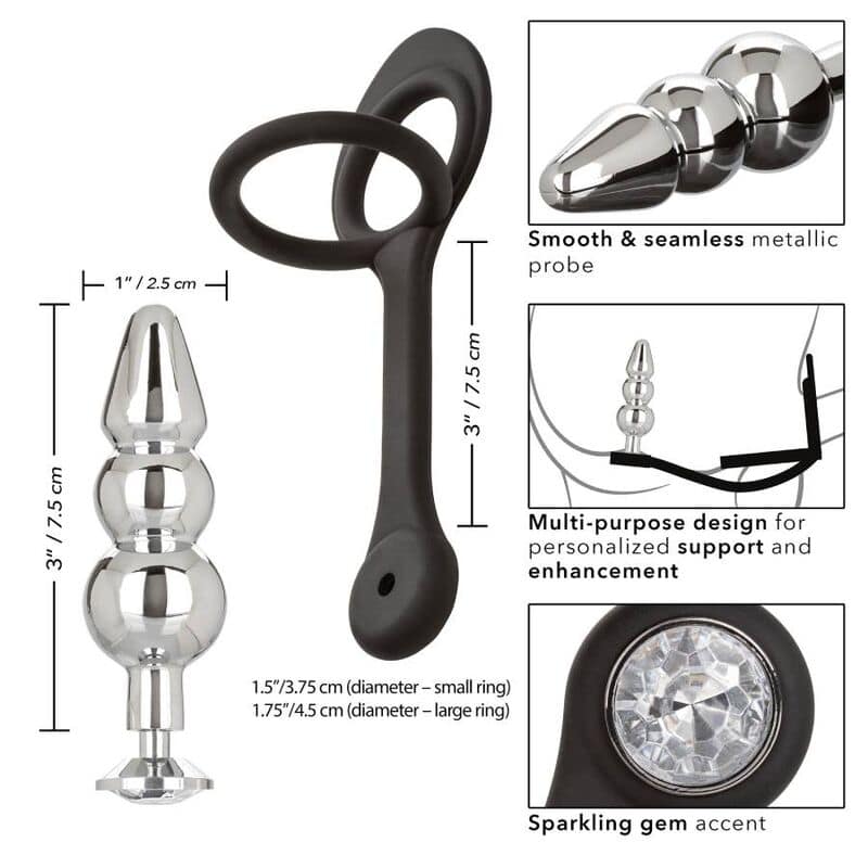 CALEXOTICS - STAR FUCKER BEADED PLUG - Afbeelding 3