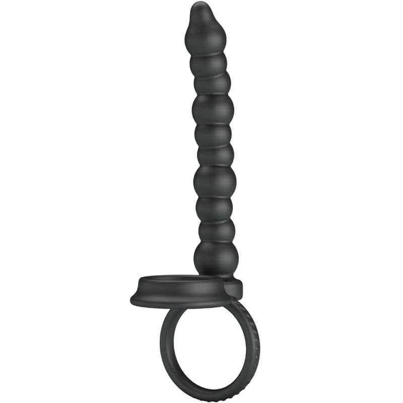 PRETTY LOVE - DILLION DOUBLE PENETRATION COCK RING BLACK - Afbeelding 2