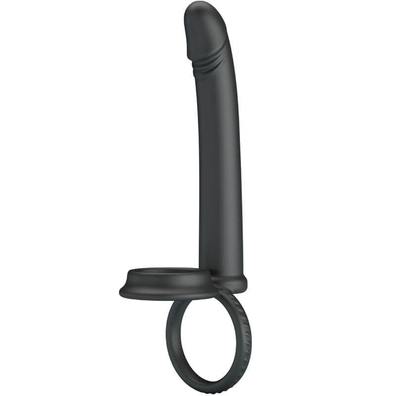 PRETTY LOVE - DILLION DOUBLE PENETRATION DOUBLE COCK RING BLACK - Afbeelding 2