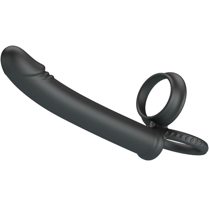 PRETTY LOVE - DILLION DOUBLE PENETRATION DOUBLE COCK RING BLACK - Afbeelding 5
